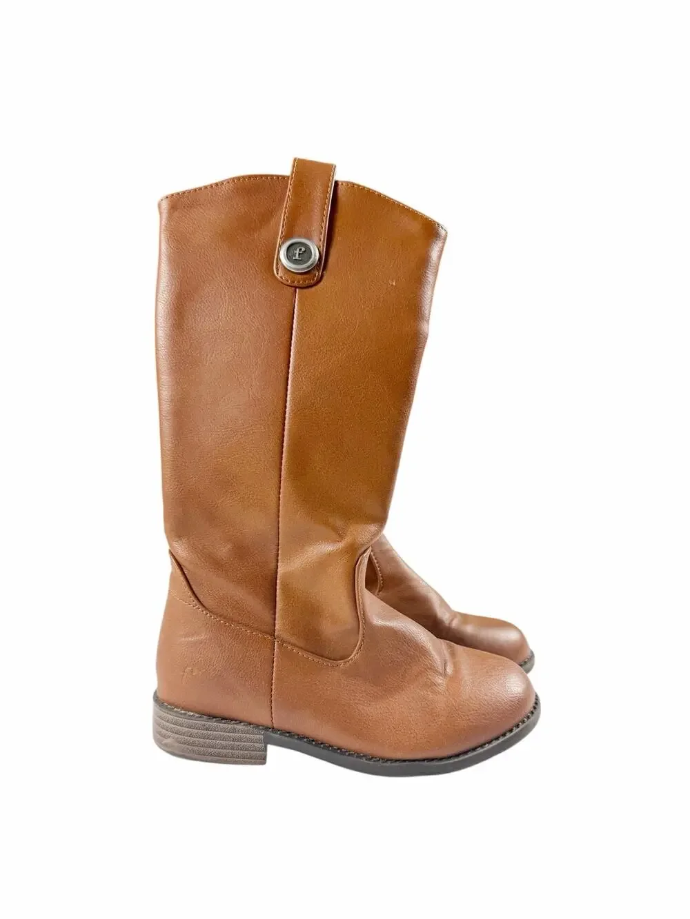 Frye Madeline Mary Cognac Tall Riding Boots Girls Size 11